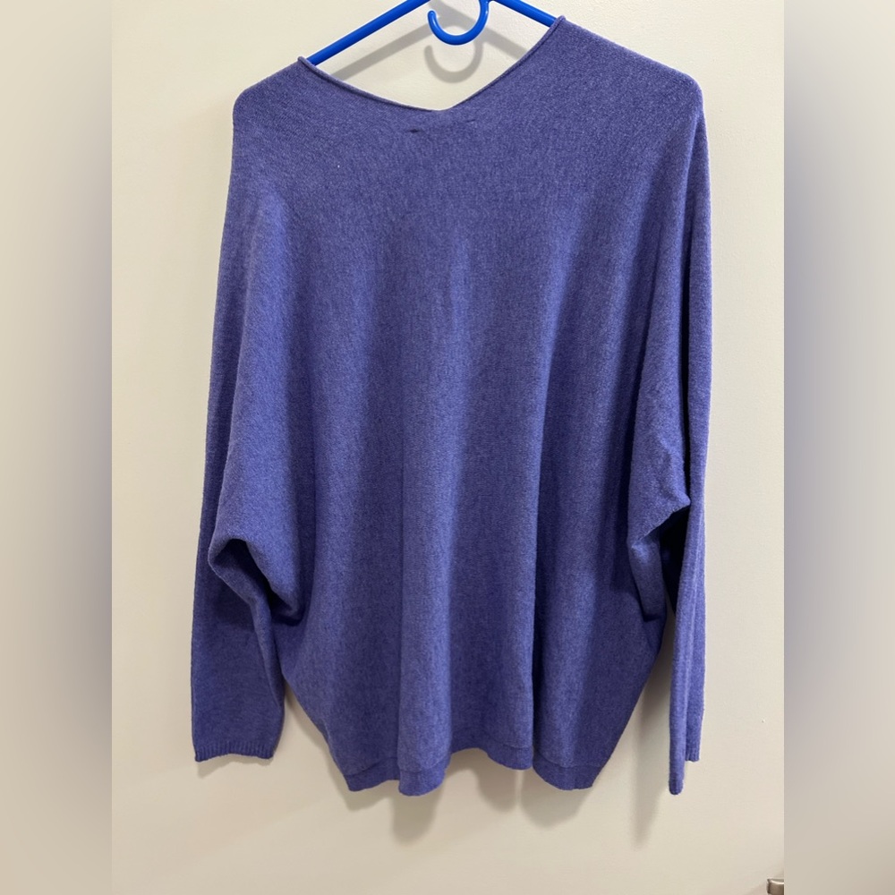 🍁Brand Bazar Purple V Neck Sweater - Picture 6 of 8